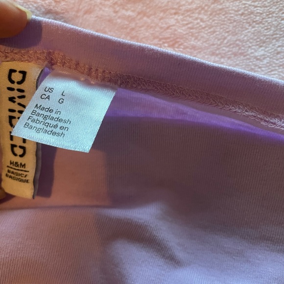 3/$24 Basic Lilac Cropped Tube Top - Picture 2 of 2
